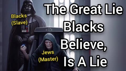 The GREAT Lie Blacks Believe, Is A FAT MF LIE!