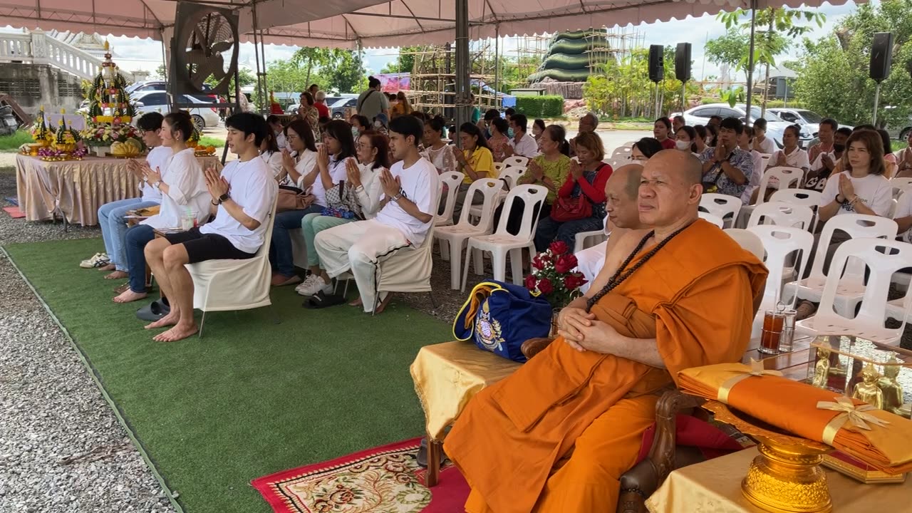 พิธีบวงสรวงและหล่อพระชำระหนี้สงฆ์ วัดวีระโชติธรรมาราม ๑๕ มิถุนายน ๒๕๖๘