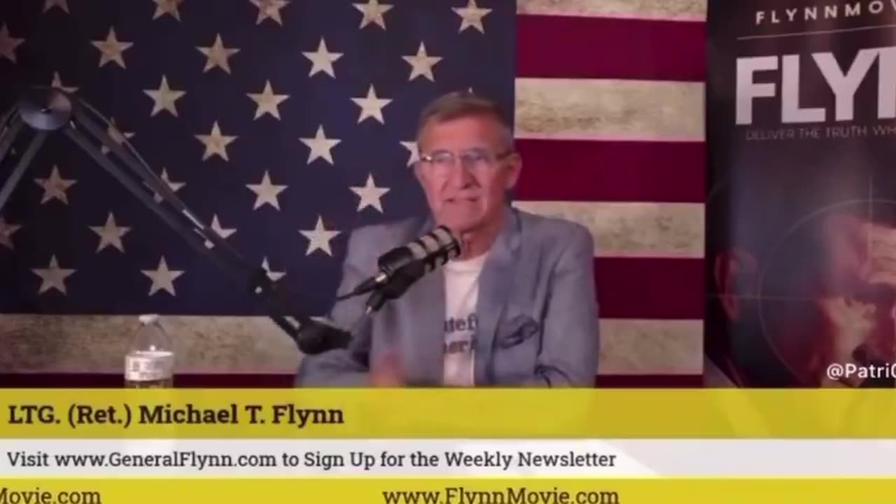 General Flynn recently discussing that Jeffrey Epstein, Diddy, trafficking at the border