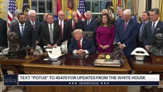 President Trump Participates in a Bill Signing Ceremony, Dec. 12, 2025