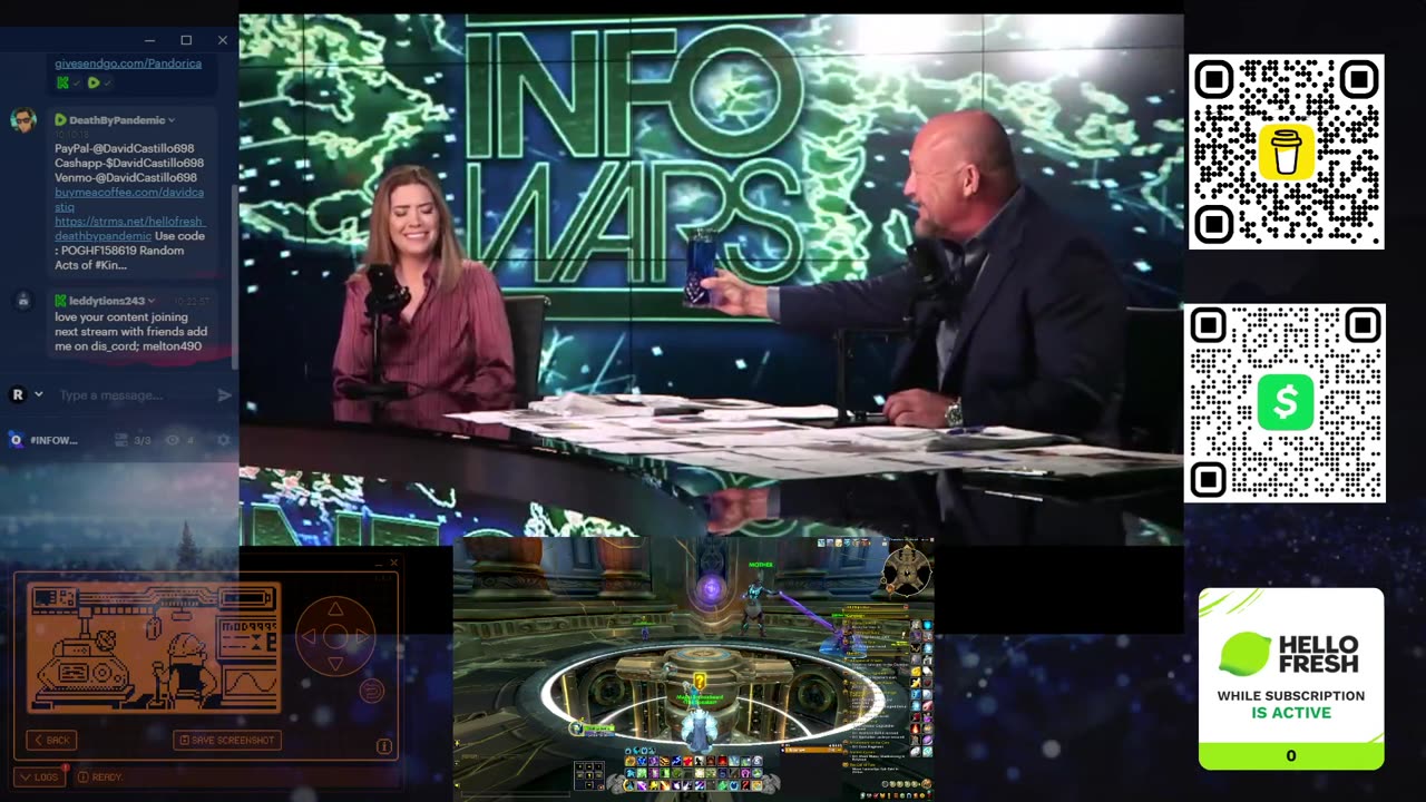 #SaltyCracker #INFOWARS #Epstein gaming chat chill