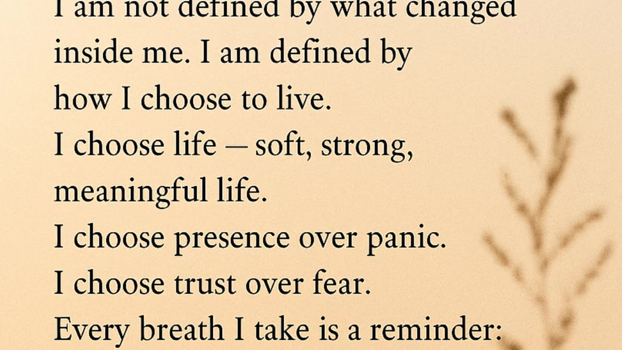 💖Life Is My Purpose 🌿| Affirmation for Healing, Courage & Inner Peace