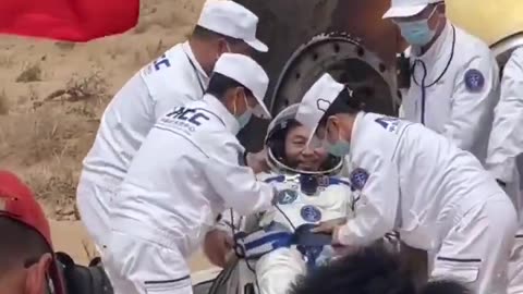 Not NASA this time, but China’s turn to fake it as pretend Astronauts pretend to return to Earth.