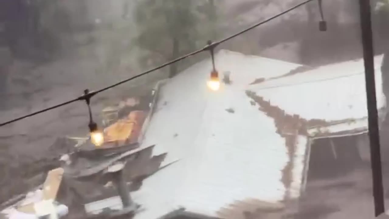 The Rio Ruidoso River has reportedly risen 20 feet in just 30 minutes.