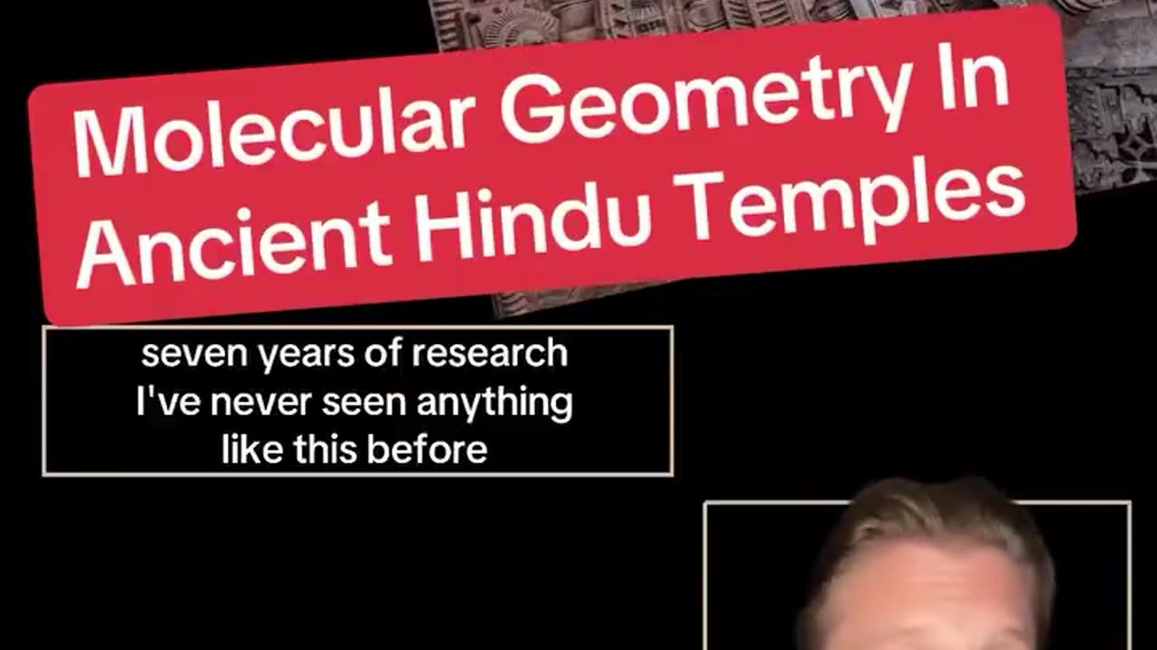 Molecular Geometry in Ancient Hindu Temples