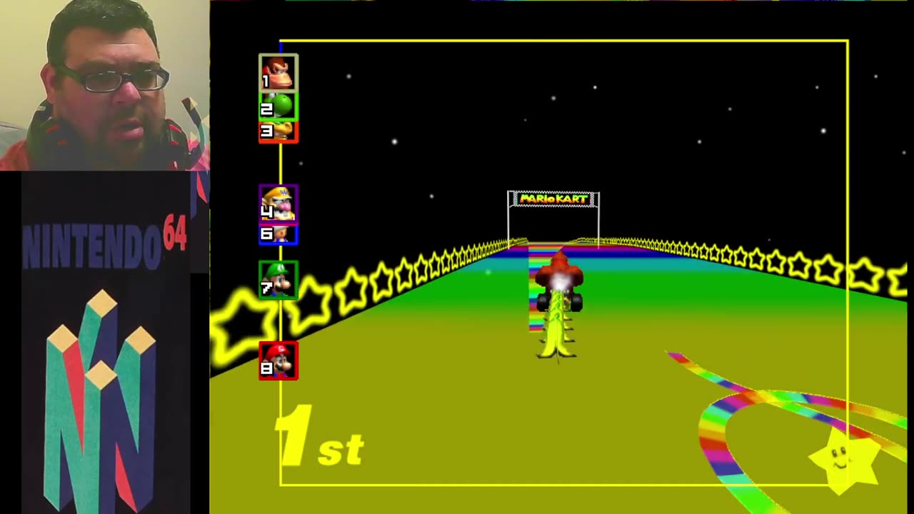 Most lenient Rainbow Road? - MK64 N64 #jtomally9681 #rainbowroad #supermariokart