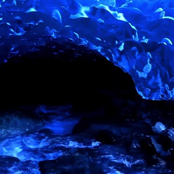 Shadowed Currents in an Icy Void 💧🧊 | Sounds of Nature