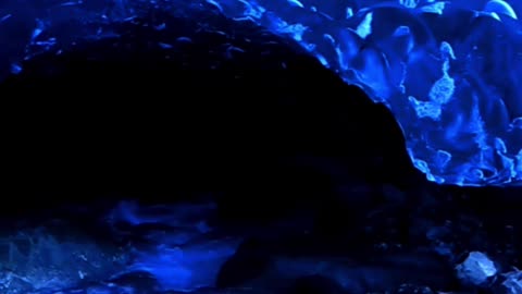 Shadowed Currents in an Icy Void 💧🧊 | Sounds of Nature