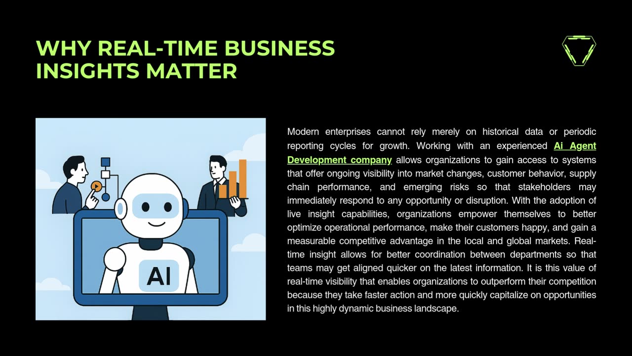 Using AI Agent Development to Unlock Real-Time Business Insights