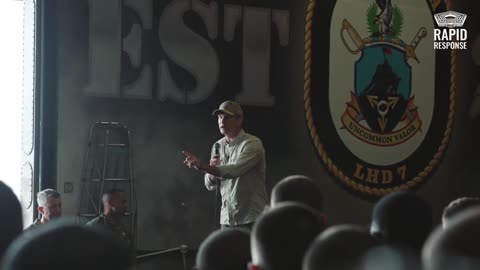 The USS IWO JIMA's name has a lot of history. Something biblical is about to happen.