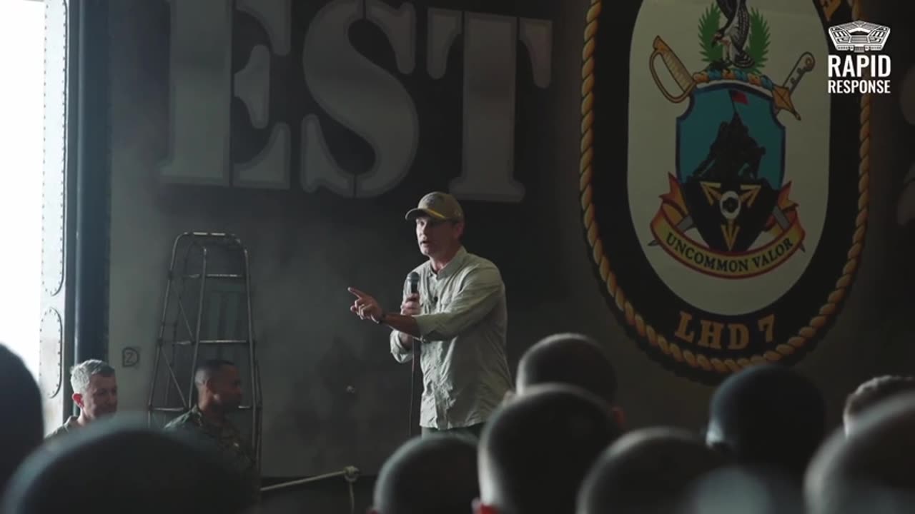 The USS IWO JIMA's name has a lot of history. Something biblical is about to happen.