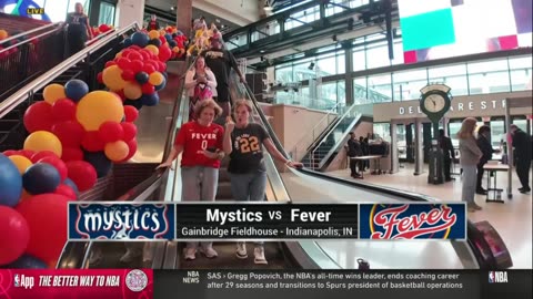 👀 Indiana Fever arrive, Caitlin Clark OUT with injury in 1st game | WNBA women's basketball