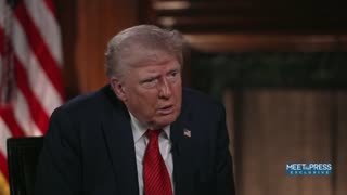 President Donald Trump joins Meet the Press for an exclusive and wide-ranging interview