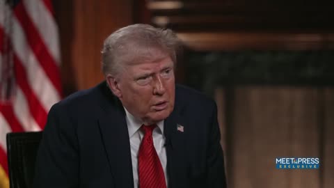 President Donald Trump joins Meet the Press for an exclusive and wide-ranging interview