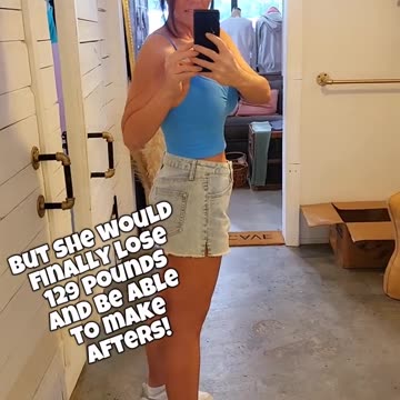 An amazing weight loss