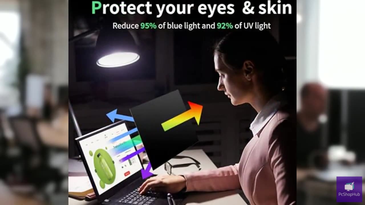 Laptop Privacy Screen 14 Inch, Laptop Screen Privacy Shield 16:9 Aspect Ratio An