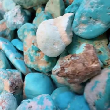 20250720-2 Natural Original Turquoise Rough Earth Sealed Blues Blind Box