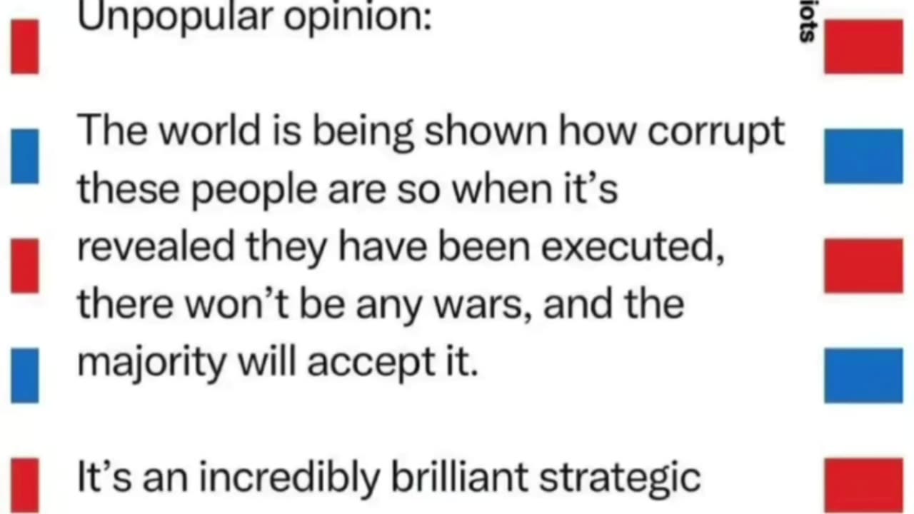 An Unpopular Opinion