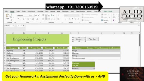 SAM Capstone Project 1a | Excel Modules 9-12 | W&K Engineering | New Perspective Excel 365/2021