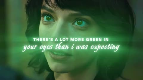 Even eyes say _A green flag_ 💚 _ The Gorge Edit 🎬 _._._[The Gorge_ Gorge Movie_Gorge