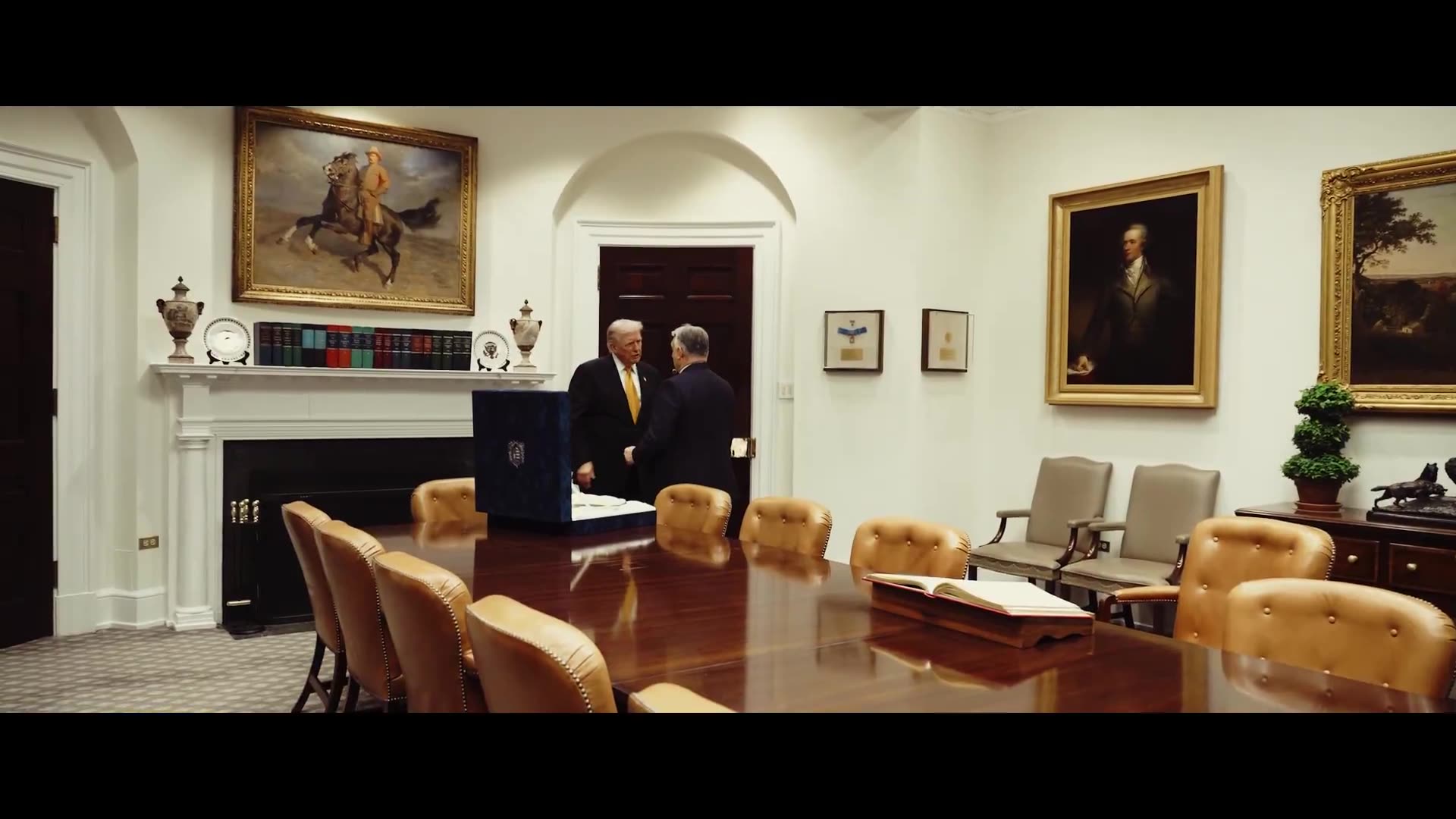 Viktor Orbán in the White House · Friendship. Strength. Progress.