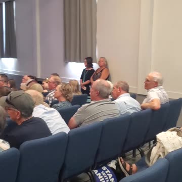 June 9th Three Hills Town hall audience size video