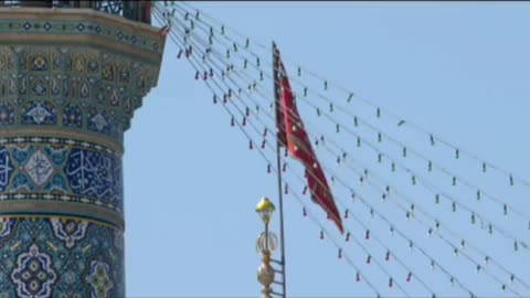 The Red flag of revenge was raised over Jamkaran Mosque in Qom