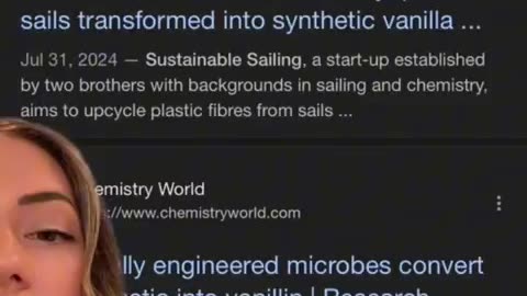 Corporations are now recycling plastic waste and turning into Vanilla Flavoring