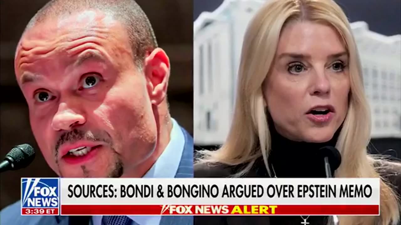 Dan Bongino clashes with AG Pam Bondi & rumor he may resign?