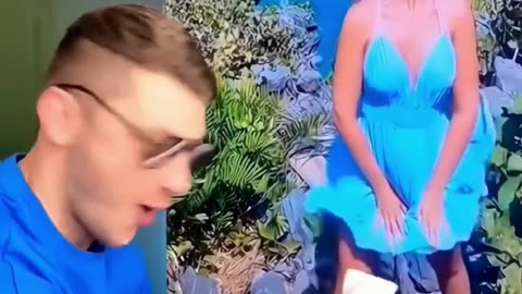 Hilarious Marilyn Monroe Skirt Scene Parody! Guy Uses Blower to Interact With TV Actress