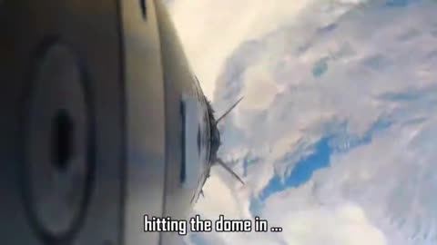 Amateur rocket hits the water beneath God's firmament
