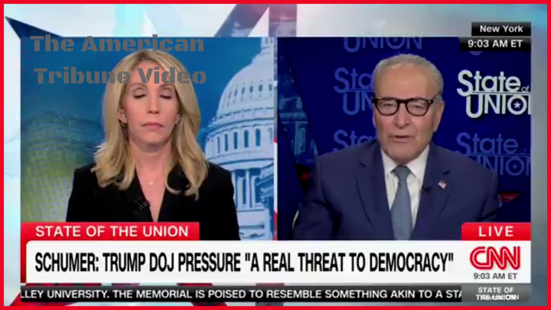 Schumer Goes Ballistic after Trump Pushed DOJ Toward Prosecuting Lawbreaking Democrat
