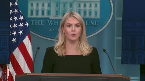LIVE: Trump Press Secretary Karoline Leavitt Holds Press Conference at White House...