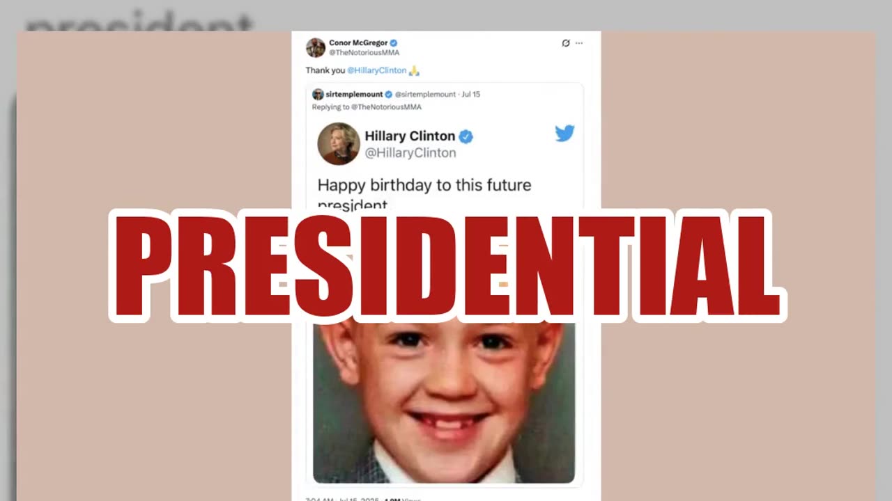 Fact Check: Hillary Did NOT Post Conor McGregor 'Happy Birthday To This Future President' Caption