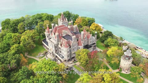 Romantic Castle on a Heart-Shaped Island in the Thousand Islands Region