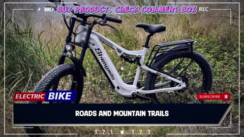 Shengmilo S600 Electric Bike 2000W Motor 48V 17.5AH 840WH Battery 26 Inch Electric Bike