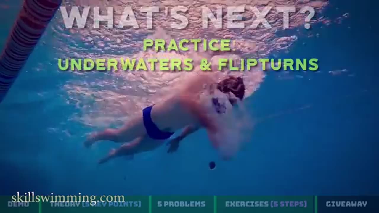Smooth swimming step by step