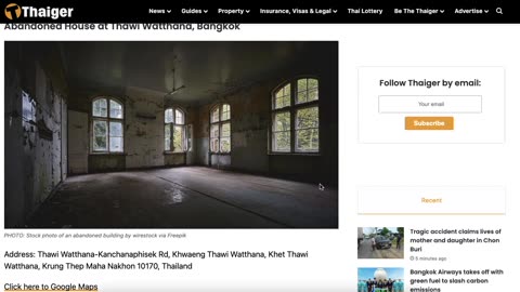 Master GongSun Taoism - Taoism Applied to News - Thailand's Most Haunted Places - House