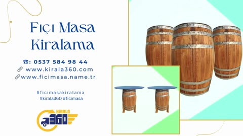 Fıçı Masa Kiralama