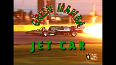 Green Mamba Jet Car vs Station Wagon - Cloverleaf Speedway