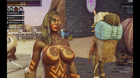 Conan Exiles exchanging blood crystals for stuff Busty boobs breast expansion enormous titties