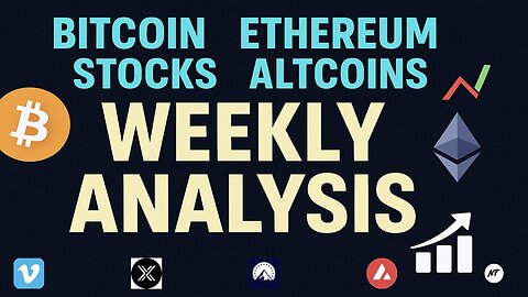 Bitcoin, Ethereum & Altcoins Weekly Analysis β Stocks & Crypto Outlook π BTC ETH IMX AVAX PSKY VMEO
