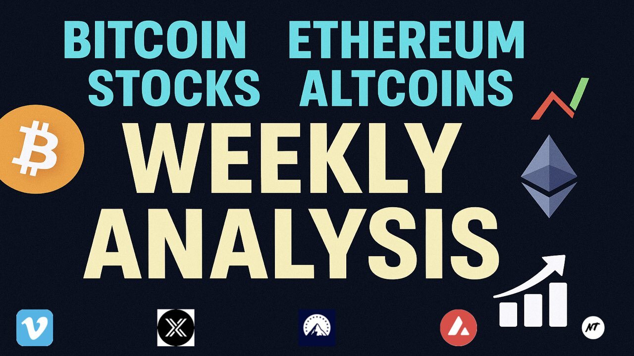 Bitcoin, Ethereum & Altcoins Weekly Analysis – Stocks & Crypto Outlook 📊 BTC ETH IMX AVAX PSKY VMEO