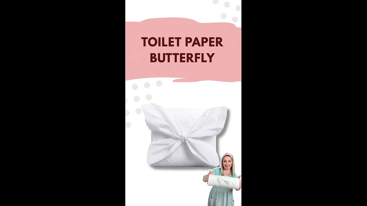 Toilet Paper Butterfly Fold | Elegant Hotel-Style Touch