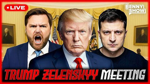 🚨Trump LIVE Right Now With Zelenskyy at White House, Another MELTDOWN or Ending The War!? Watch LIVE