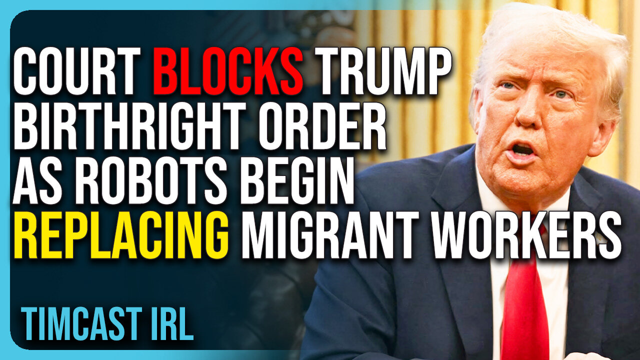 Court BLOCKS Trump Birthright Citizenship Order As Robots Begin REPLACING Migrant Workers