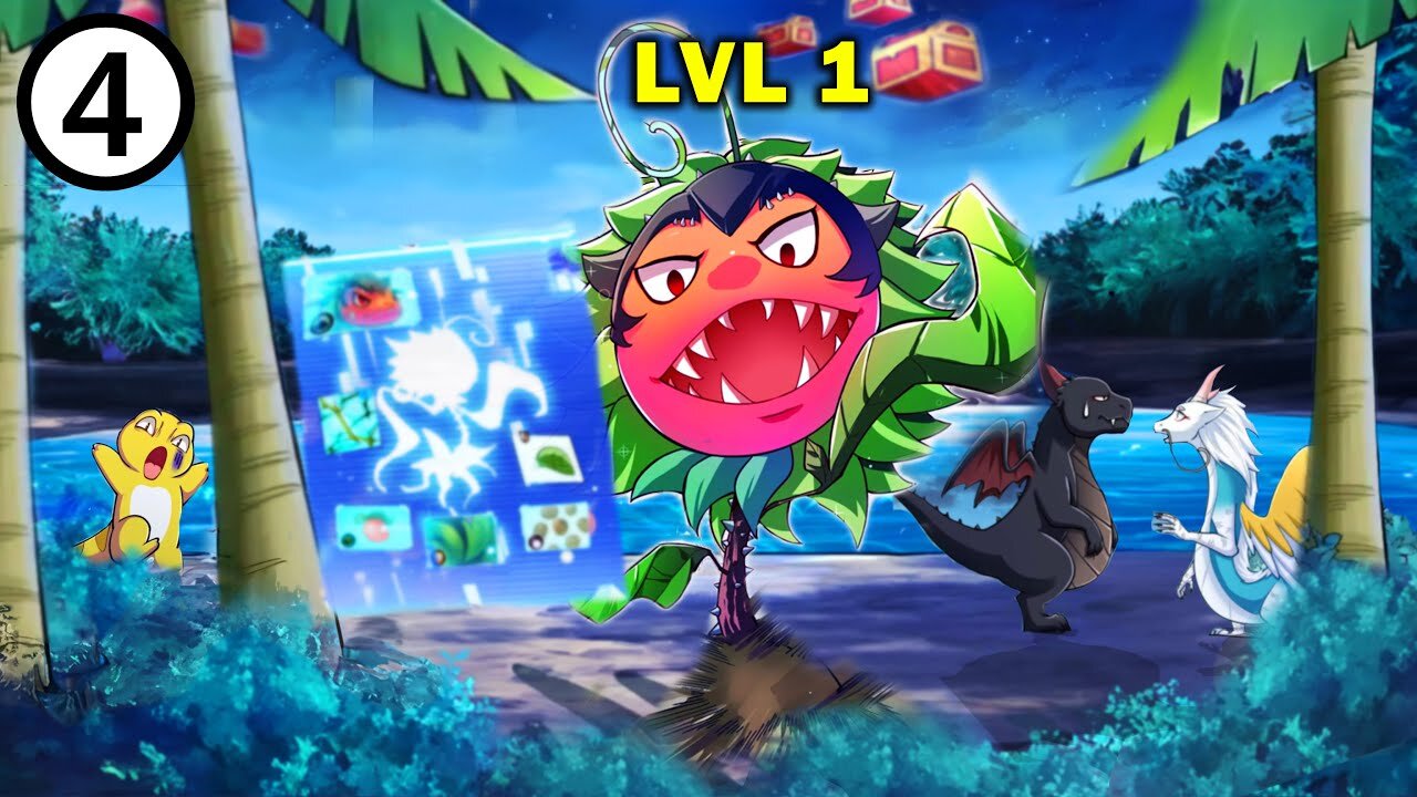 (4) He Reincarnated into a Lvl 1 Flower with Divine Evolution System & Raised a dragon!