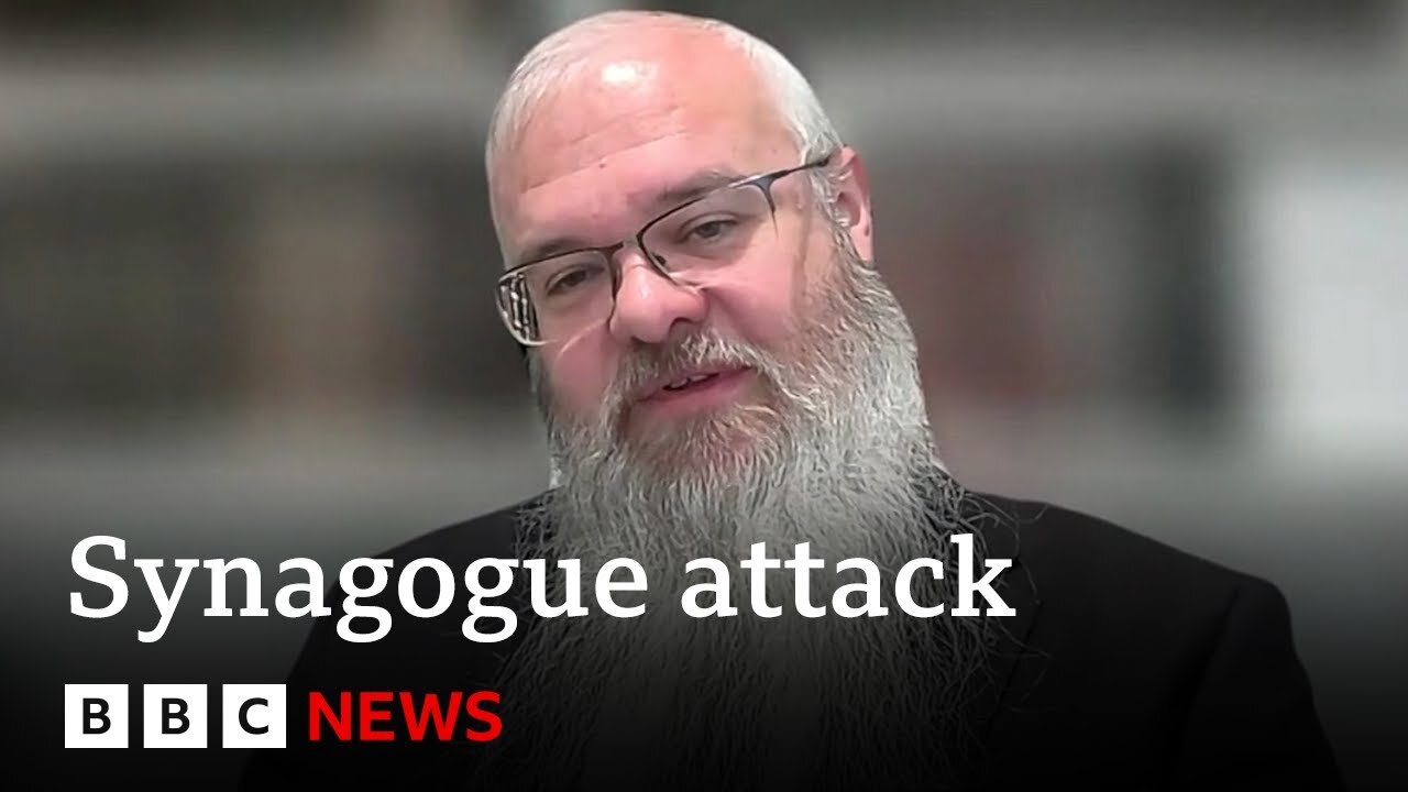 Manchester rabbi: ‘We can't despair… We can't give up’ | BBC News