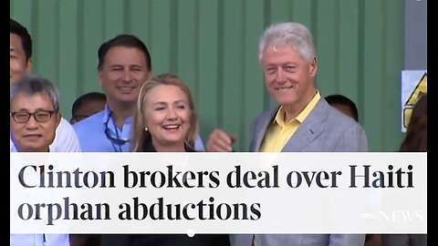 What were the Clintons doing in Haiti?