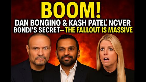 🔥 BOOM! Dan Bongino & Kash Patel 🚨 Uncover Bondi’s Secret 🤯 — The Fallout Is Massive 💣⚠